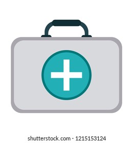 First aid suitcase symbol