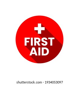 First Aid Symbol Sign Medical Help Emergency Vector