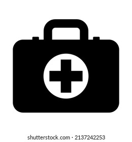 First aid vector icon. Vector illustration isolated on white background
