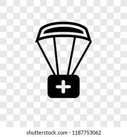 First aid vector icon isolated on transparent background, First aid transparency logo concept