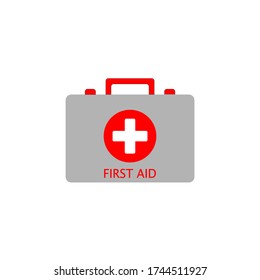 First aid vector icon. A first aid medical symbol  isolated on white background on EPS 10
