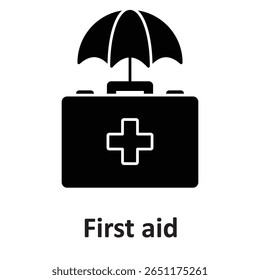 First aid :Vector Icon which can easily modify or edit

