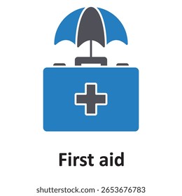 First aid :Vector Icon which can easily modify or edit