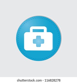 First aid vector on white background.vector