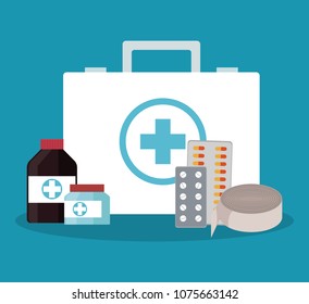 First aids suitcase kit