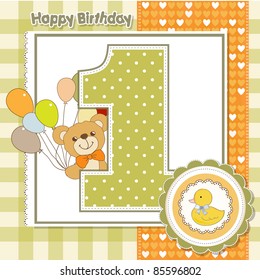 first anniversary card