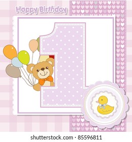 first anniversary card