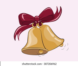 First Bell Call Symbol Begging Schoolvector Stock Vector (Royalty Free ...