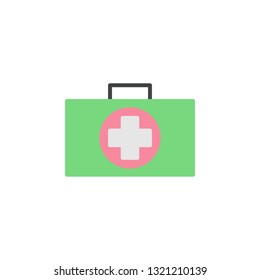 First Box Icon Vector Illustration in Flat Style for Any Purpose