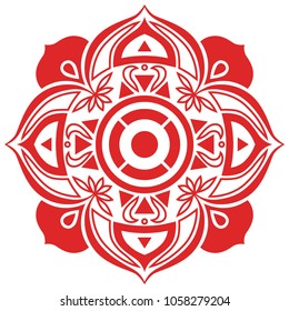 The first chakra, the red mandala, the earth, the pillar, the stronghold, the house.