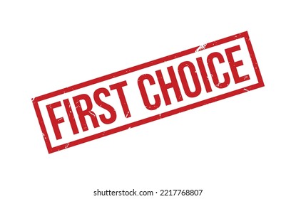 First Choice Rubber Stamp Seal Vector