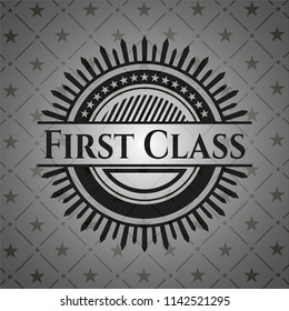 First Class black badge