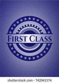 First Class jean background