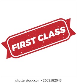 First Class Rubber Stamp Seal