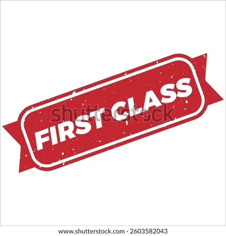 First Class Rubber Stamp Seal