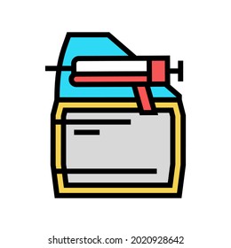 first coat primer color icon vector. first coat primer sign. isolated symbol illustration