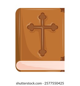 first communion catholic bible isolated