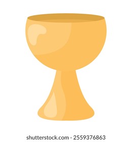 first communion chalice isolated icon