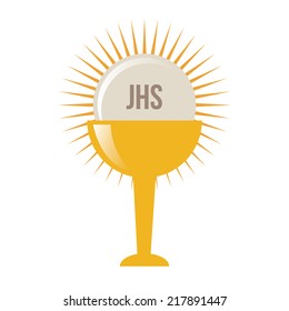 first communion design , vector illustration