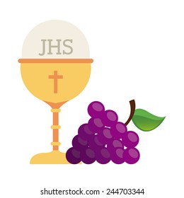first communion design, vector illustration eps10 graphic
