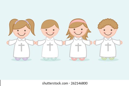 first communion design, vector illustration eps10 graphic 