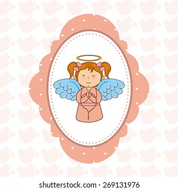 first communion design, vector illustration eps10 graphic