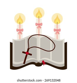 first communion design, vector illustration eps10 graphic 