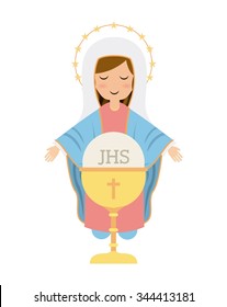 first communion design, vector illustration eps10 graphic 