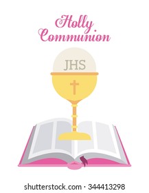 first communion design, vector illustration eps10 graphic 