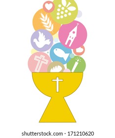 First Communion Invitation Card 