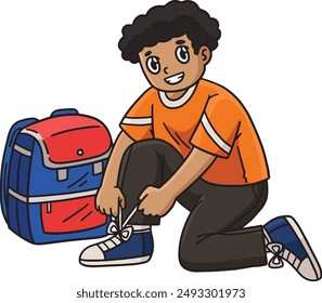 First Day of School Child School Shoes Clipart