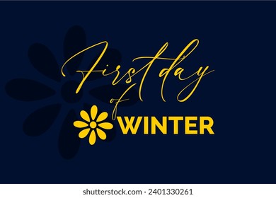 primer día de vacaciones de invierno Concepto