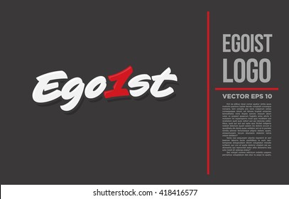 First Egoist Logo vector illustration