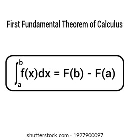 first fundamental theorem of calculus