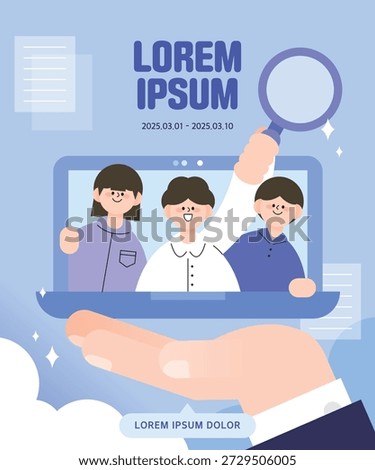 First half open recruitment character template