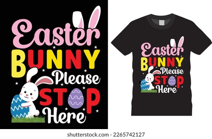 First Happy jesus Easter rabbit, bunny festive t shirt design template.kids Handwriting typography vector easter shirts black background vector Illustration.ready for print,poster,pod,greeting card.