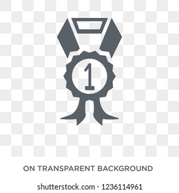 First icon. First design concept from Success collection. Simple element vector illustration on transparent background.