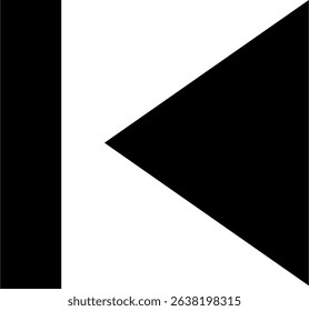 To First Icon For user interface on application of editing, videos or website