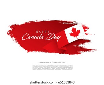 First of July Canada Day, vector illustration