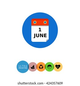 First June Calendar Page Icon