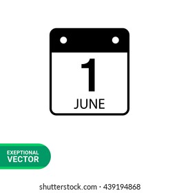 First June Calendar Page Icon