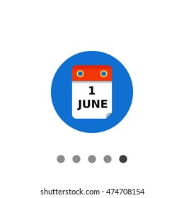 First June Calendar Page Icon