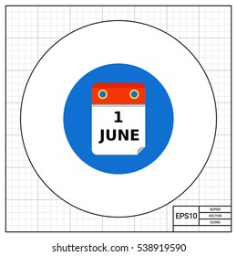 First June Calendar Page Icon