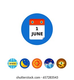 First June Calendar Page Icon