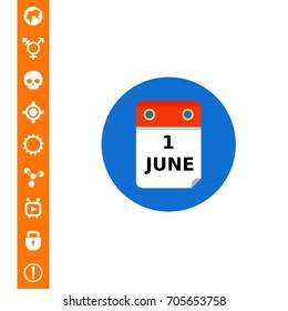 First June Calendar Page Icon