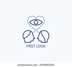 Ilustração De Vetor Isolada De Ícone Ou Logotipo Da Primeira Aparência