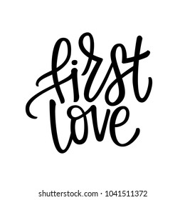 FIRST LOVE | HAND LETTERING