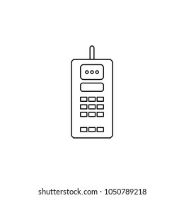 the first mobile phone icon. Element of generation icon for mobile concept and web apps. Thin line  icon for website design and development, app development. Premium icon on white background