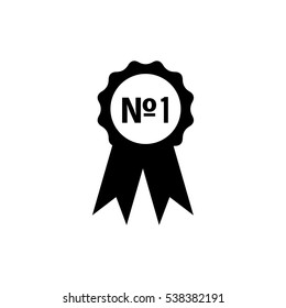 first one place medal Icon Vector Illustration