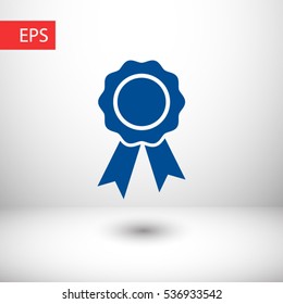 First place award icon. One of set web icons